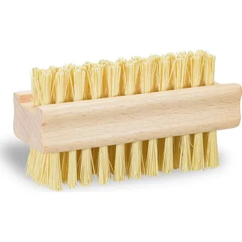 Kartáček na ruce dřevo 10x3,5 cm oboustranný