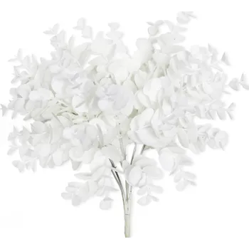 umělá květina Eucalyptus svazek umělý 28cm bílá