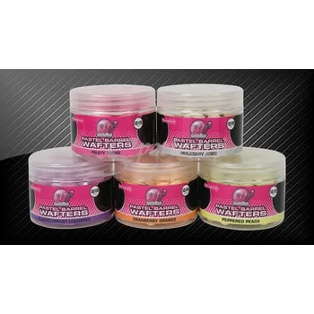 Boilies Mainline neutrálně vyvážené nástrahy Pastel Barrel Wafters Příchuť: Fruity Squid (ovocná oliheň)