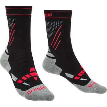 Dámské termoprádlo Bridgedale Ski Nordic Race Womens black/stone dámské lyžařské ponožky S (3-4,5) / EU 35-37 / 21-23 cm