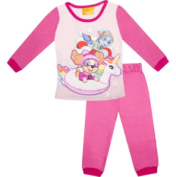Dívčí pyžamo Paw Patrol - Tlapková patrola -Licence Dívčí pyžamo - Paw Patrol 674, růžová Barva: Růžová, Velikost: 110
