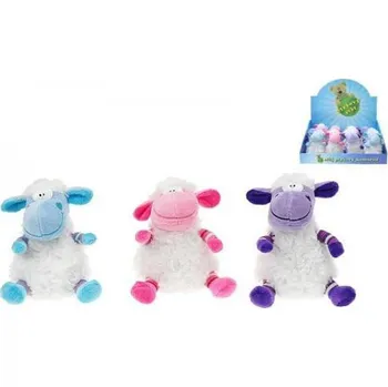 plyšák Mikro Trading Ovečka plyš sedící 14cm