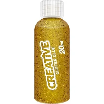 Výtvárné potřeby Glitter Glue MFP Classic 20 ml - zlatý