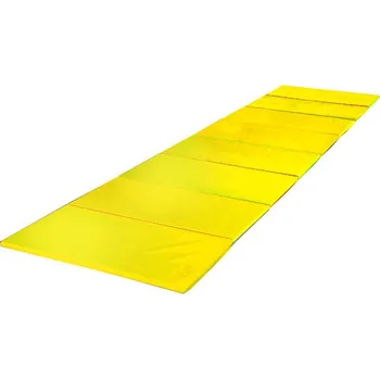 Žíněnka BERGER – HUCK Žíněnka skládací 8-dílná, 400x100x3 cm, PE, žlutá