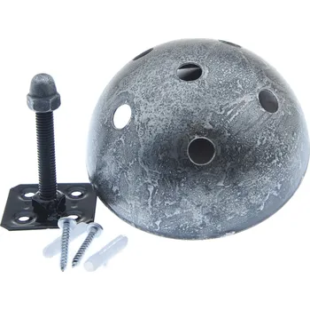 Příslušenství pro svítidlo Baldachýn stropní i nástěnný k lustrům 100 mm 2-5 otvorů, patina Starostříbrná