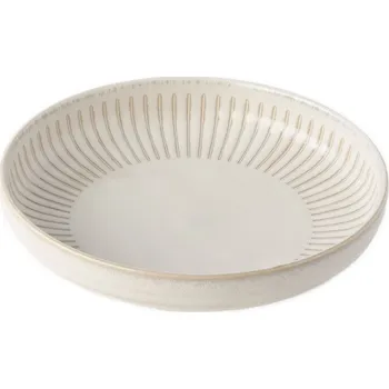 Talíř Jídelní talíř RIDGED ALABASTER 20,5 cm, s vysokým okrajem, MIJ - doprava zdarma od 2999 Kč