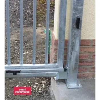 Dorazový sloup k pojezdové bráně jekl 100/100/3 mm, žárový zinek