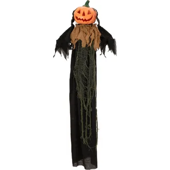Party dekorace EuroPalms Halloween Figure Pumpkin Head Animated 115 cm