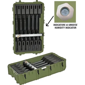 Explorer Cases® Odolný vodotěsný kufr na 12 pušek 10840 / s pěnou, Barva: Camo green
