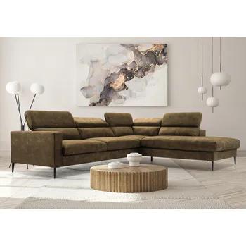 Sedací souprava Rohová sedačka JEZZIMA khaki