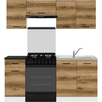 Kuchyňská linka Kuchyňská linka JUNONA 180 dub delano světlý