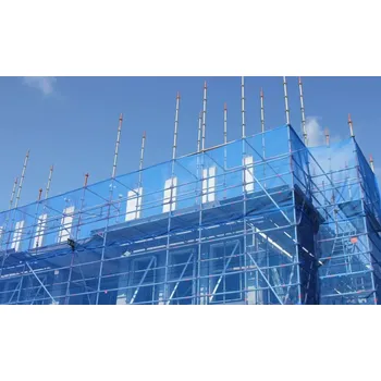 Lešení BERGER – HUCK Ochranná síť na lešení PE 75 g/m2, 3,07 x 20,0 m, modrá