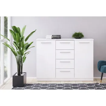 Komoda Komoda ZENOBI 2D4S bílá mat