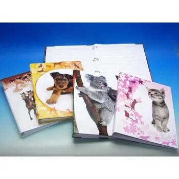 Pořadač A4 s vložkou KARIS zvířata lamino 4kr. mechanika 5439