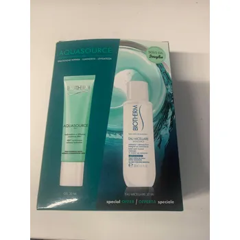 Biotherm Biotherm Aquasource Mini SET: Hydratačný gél 30ml + Micerálna voda 30ml