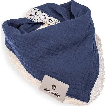 Bryndák Slintáček Maceshka jednoduchý Indigo, krajka