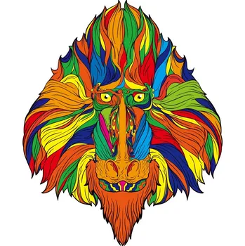 3D puzzle Dřevěné puzzle Monkey/L