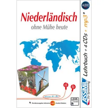Německý jazyk ASSiMiL Niederländisch ohne Mühe heute - Audio-Plus-Sprachkurs, m. 4 Audio-CDs u. 1 mp3-CD: Selbstlernkurs für Deutschsprechende (Niveau A1-B2) – Assimil Gmbh (DE)