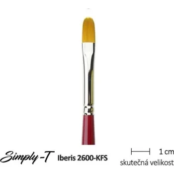 Umělecký štětec Štětec Simply-T Iberis - Filbert Velikost štětce: O