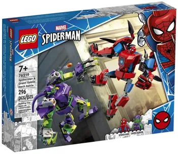 Stavebnice LEGO LEGO Marvel 76219 Spider-Man a Green Goblin souboj robotů