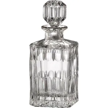 Bohemia Crystal Ručně broušená karafa na whisky Daisy Line Gold 800ml