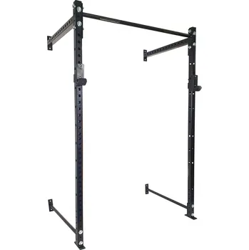 Posilovací věž Half Rack na zeď IRONLIFE, výška 195 cm, J-hooks v ceně, nosnost 400 kg, rám tl. 60 mm - doprava zdarma