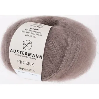 Příze Austermann Kid Silk 15 Capuccino (Kid Silk 15 TAUPE)
