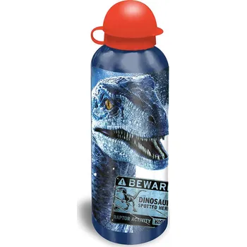 Láhev EUROSWAN ALU Láhev na pití Dinosauři Jurský svět 500ml Barva: MODRÁ