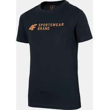 Dívčí tričko 4F HJZ22-JTSM003 DARK BLUE EU 146