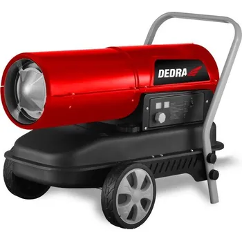 Průmyslové topidlo Naftové topidlo 30 kW s regulací, displej Dedra DED9952 (DED9952 Mobilní naftové topení Dedra s regulací teploty a displejem)