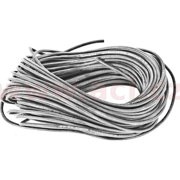 elektrický kabel silikonový kabel s průřezem 0,5 mm, černá izolace, (cena za 1 m), 9900E14M