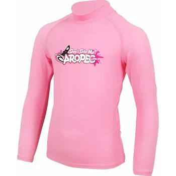 Rashguard Dětské lycrové triko Aropec MARVEL KID, dl. rukáv - 14 růžová