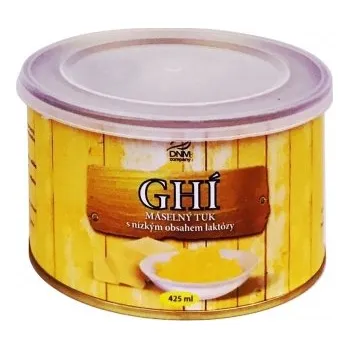 Přepuštěné máslo D N M company Ghí přepuštěné máslo - dóza 350g DNM