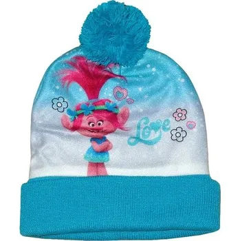 Šátek Dívčí zimní čepice - Trollové, vel. 54