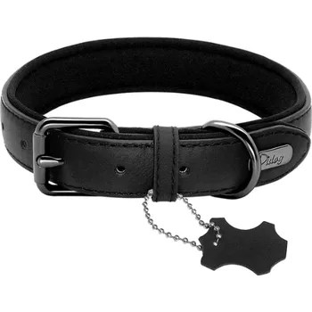 Obojek pro psa PET ARTIST Kožený obojek pro střední a velké plemena Barva: Černá, Velikost: S