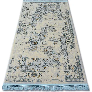 Koberec Kusový koberec MANYAS Inga krémovo-zlatý, velikost 80x150