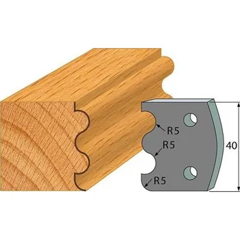 Příslušenství k frézce IGM profil 006 - pár omezovačů 40x4mm SP