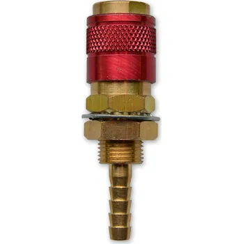 Příslušenství ke svářečce Sherman TS7811587 Rychlospojka pro připojení vody R21 6mm panelová červená