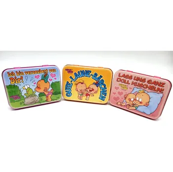 Bonbon Windel Winni Plechová krabička (náhodný výběr) 10 cm x 7,5 cm, popisky v němčině na krabičce Nové zboží