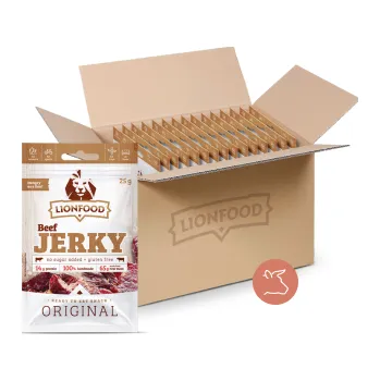 Sušené maso Lionfood ORIGINAL 25 g Box 15ks