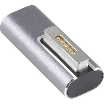 Datový kabel Přepojka / redukce Pro Apple MacBook - USB-C samice na MagSafe 2 - kovová - šedá