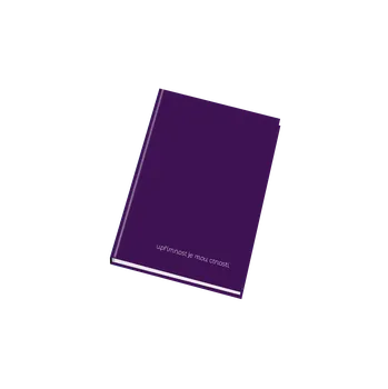 Záznamní kniha A6, 64 listů, linka - UPŘÍMNOST, 1ks