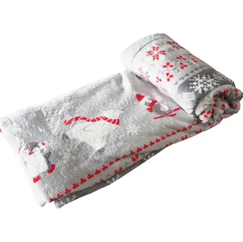 Dětská deka Vánoční deka Zimní zvířátka
