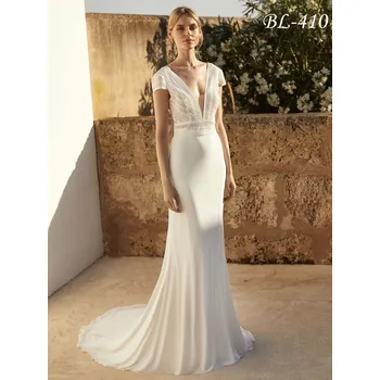 Bolerko Luxusní krajkový svatební top - ivory: BL-410 Vybraná velikost: S