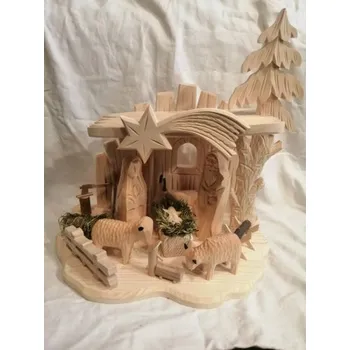 Betlém Dřevěný betlém 14D3