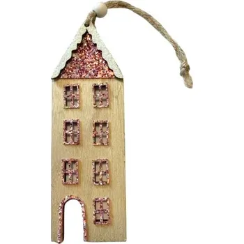 Velikonoční dekorace Ostatní Dekorace závěs Domek vysoký dřevo