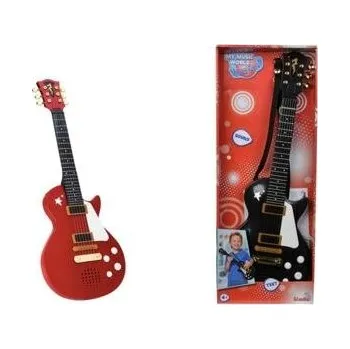Hudební nástroj pro děti Rocková kytara, 56 cm, 2 druhy varianta 1. červená