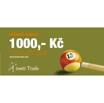 Dárková krabička Ansett Trade Dárkový poukaz 1000 Kč