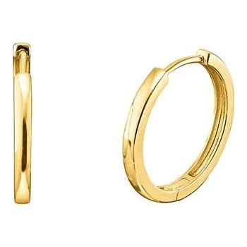 Náušnice Kruhové náušnice ENGELSRUFER zlacené ERE-LISA-G-CR