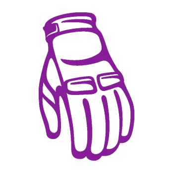 Samolepící dekorace Motorkářské rukavice 001 pravá (14 - fialová) SAMOLEPKA NA AUTO, NÁLEPKA, FÓLIE, POLEP, TUNING, VLASTNÍ TEXT, TISK, AUTOSAMOLEPKY.cz, POLEPY, OBRÁZEK, LOGO, 3D STICKERS